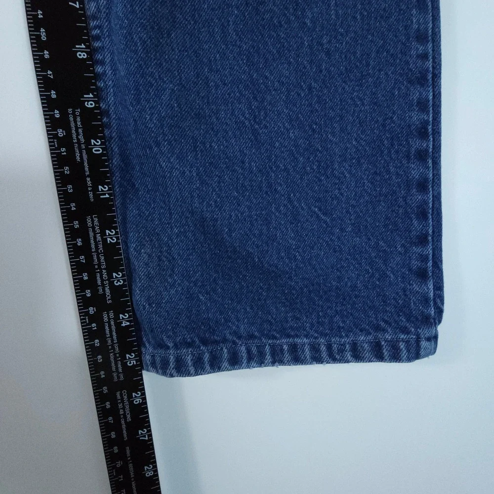 VTG Y2K Levis‎ Jeans Orange Tab Mens 32x25 Blue Straight Leg Denim USA MADE